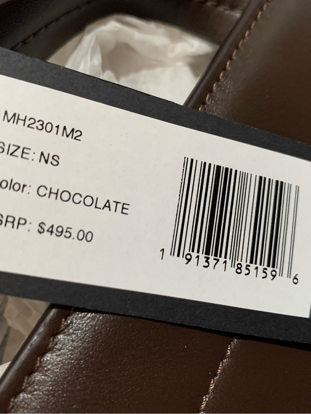 Halston Heritage Chocolate Brown Leather Tote Bag /Ordered  at Barney’s New York